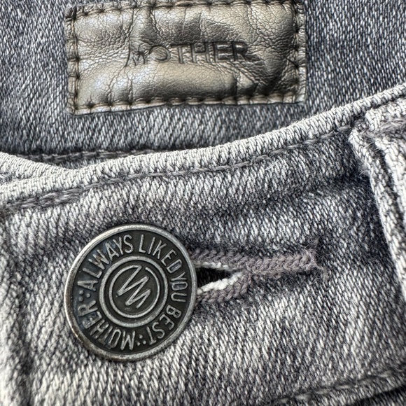 Mother Denim The Rambler Ankle Jeans - Bars & Phrases (Grey) - Picture 5 of 12